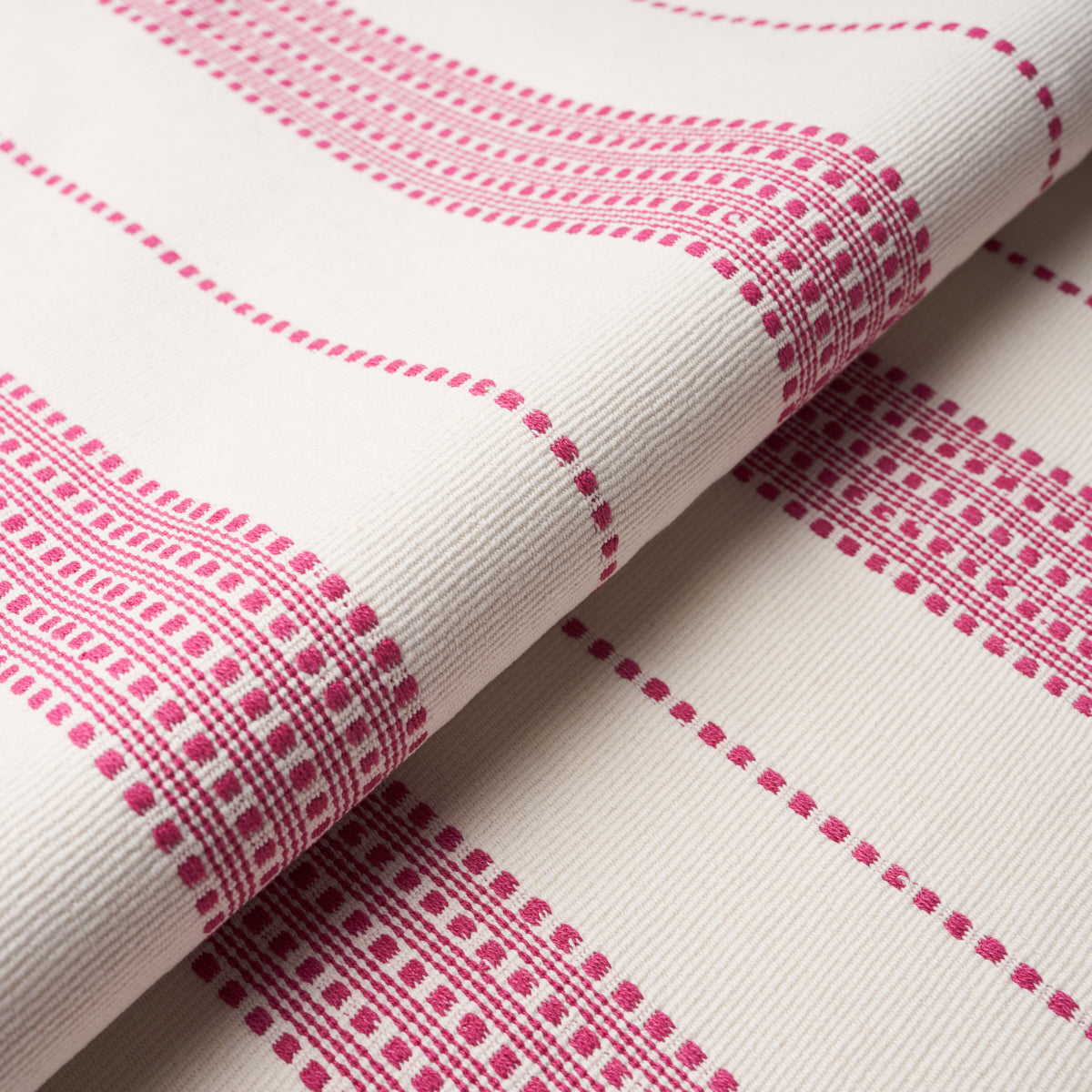 Schumacher Lubeck Stripe Pink Fabric 79095