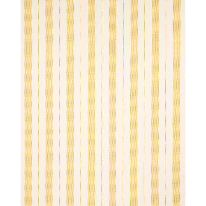 Schumacher Lubeck Stripe Yellow Fabric 79096