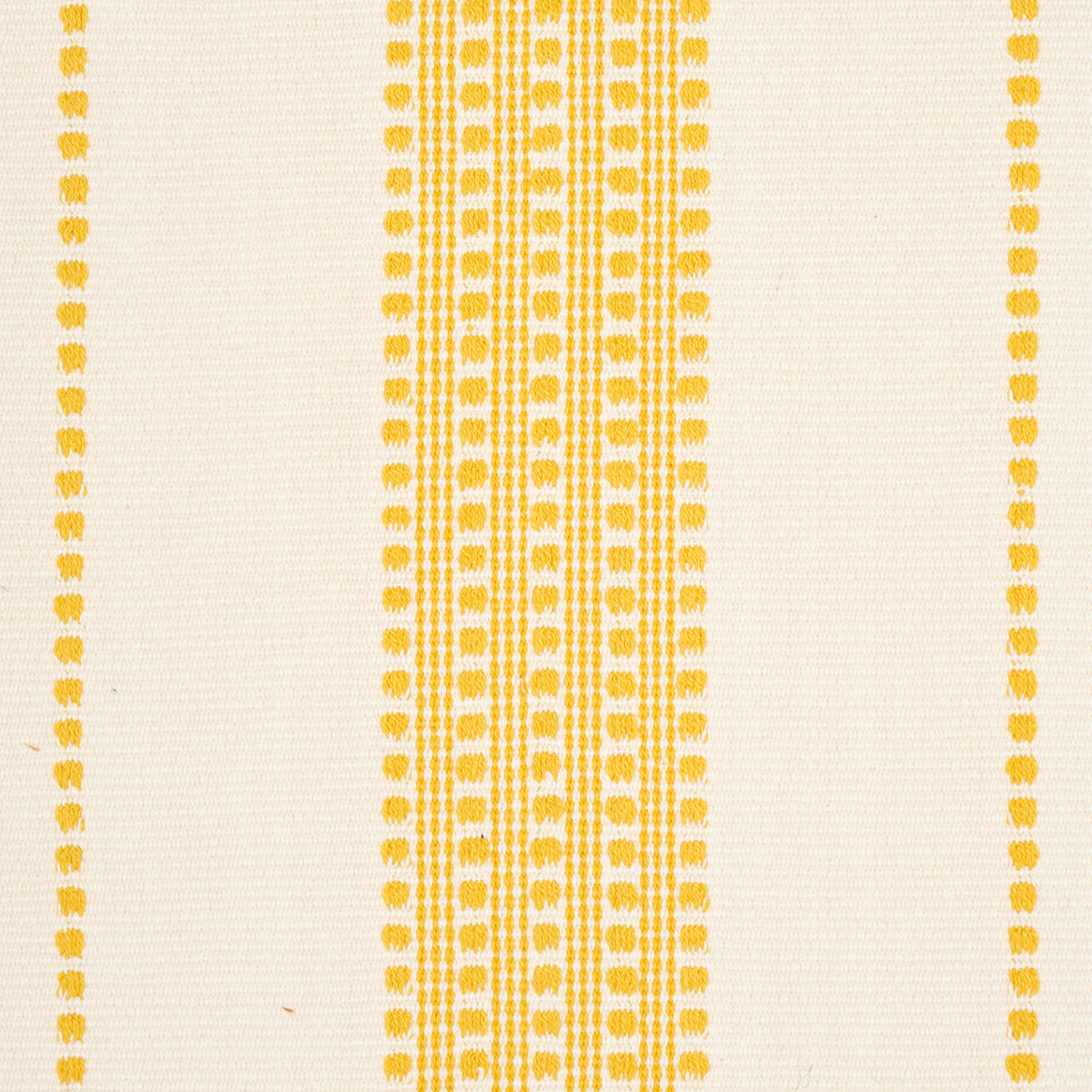 Schumacher Lubeck Stripe Yellow Fabric 79096