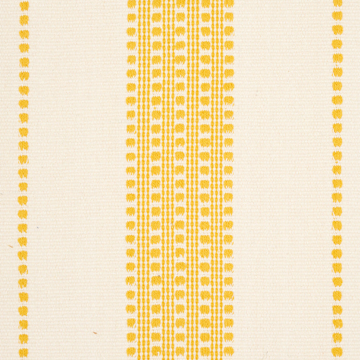 Schumacher Lubeck Stripe Yellow Fabric Sample 79096