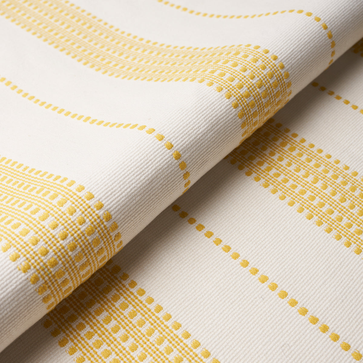 Schumacher Lubeck Stripe Yellow Fabric 79096