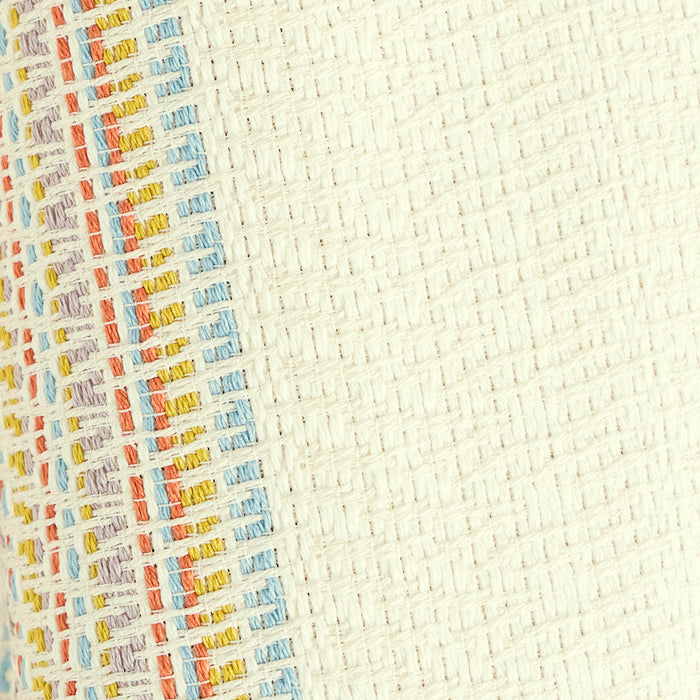 Schumacher Bendita Stripe Indoor/Outdoor Multi Fabric Sample 79151