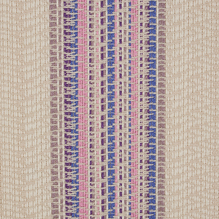 Schumacher Bendita Stripe Indoor/Outdoor Lilac Fabric Sample 79154