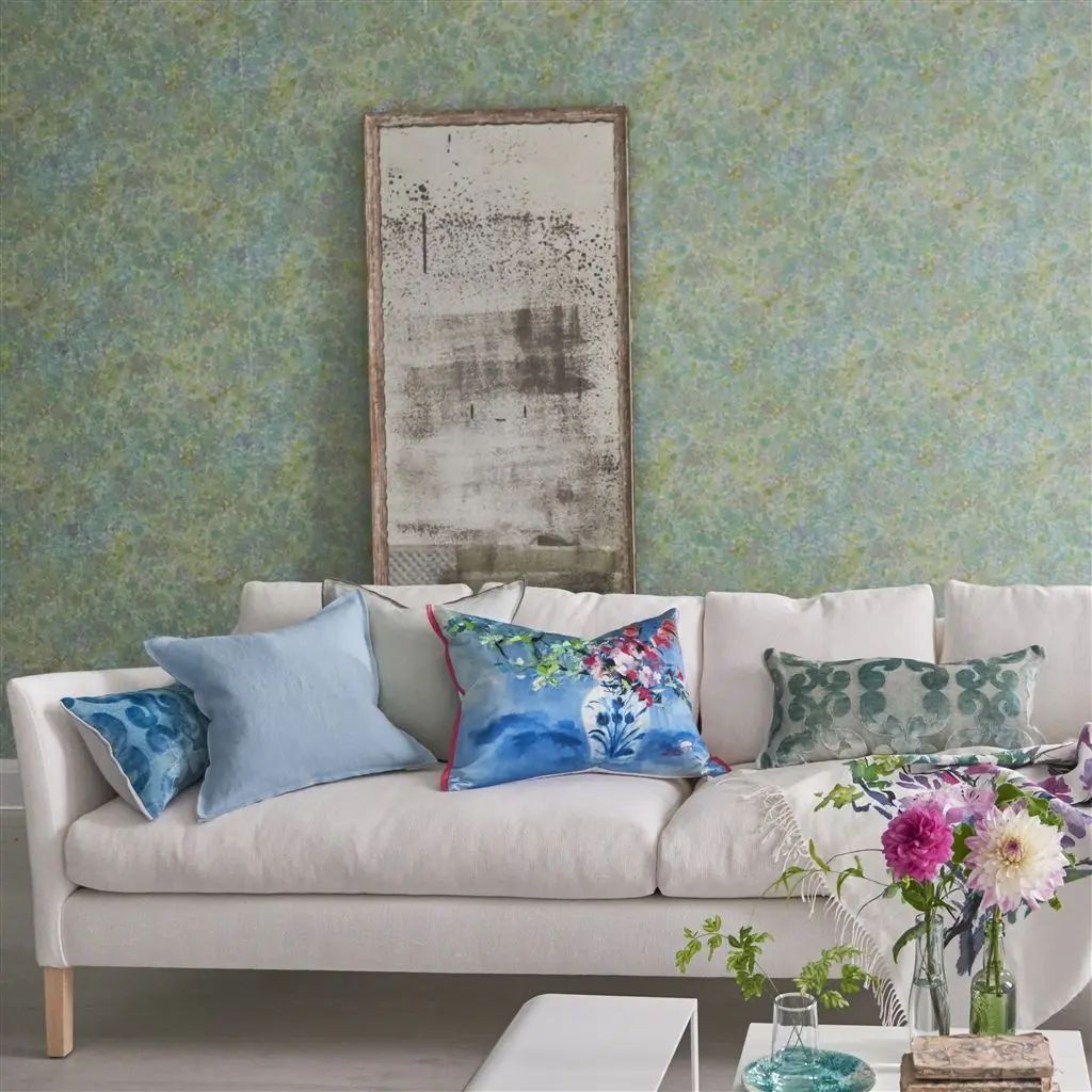 Designers Guild Lustro Jade Wallpaper PDG1025/02