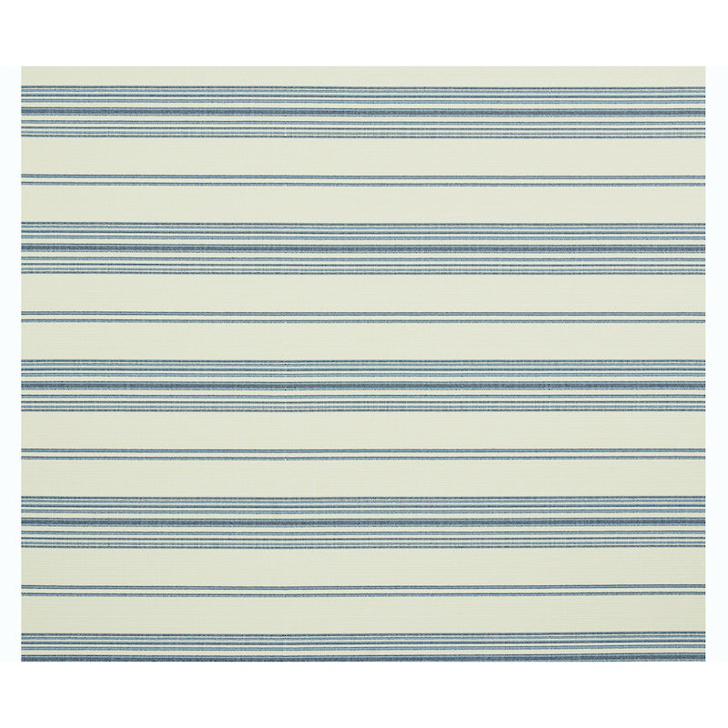 Schumacher Solana Stripe Indoor/Outdoor Navy Fabric 79330