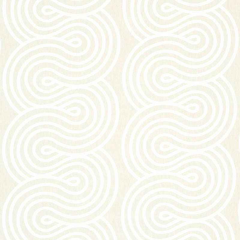 Schumacher Giraldi Embroidery Natural Fabric 79342