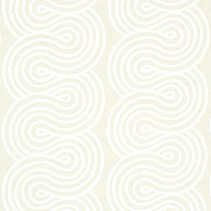 Schumacher Giraldi Embroidery Natural Fabric 79342