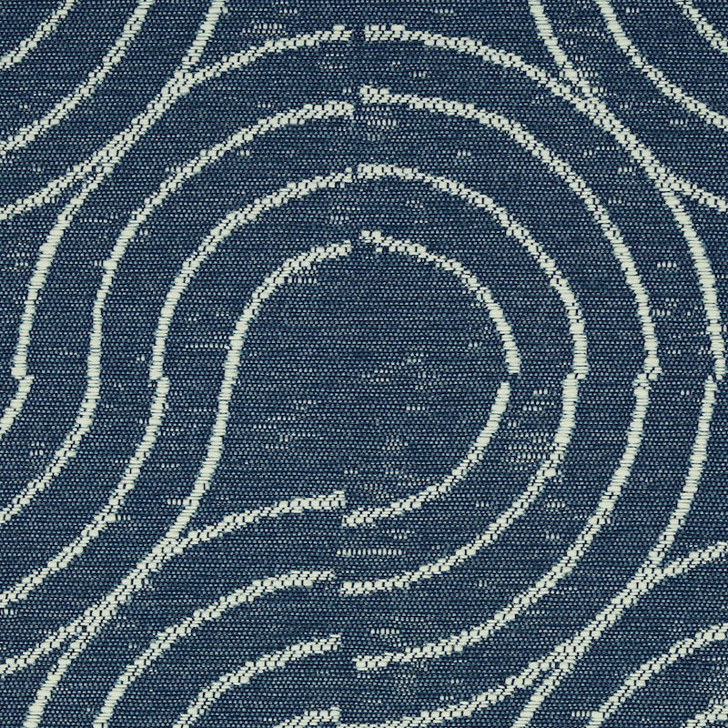 Schumacher Alma Indoor/Outdoor Denim Fabric Sample 79401