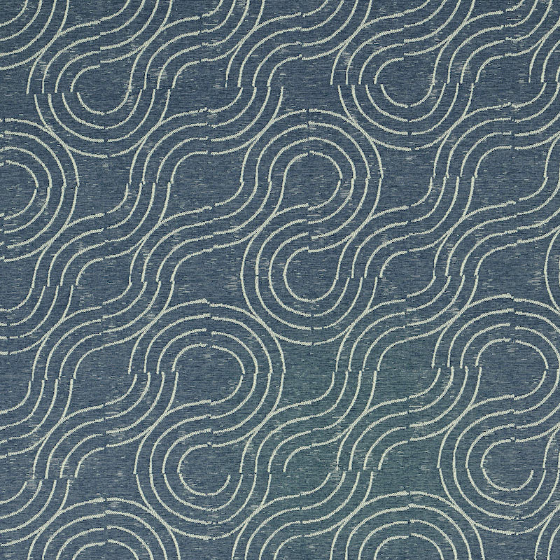 Schumacher Alma Indoor/Outdoor Denim Fabric 79401