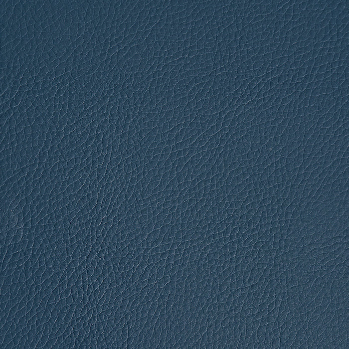 Schumacher Indoor/Outdoor Vegan Leather Navy Fabric Sample 79558