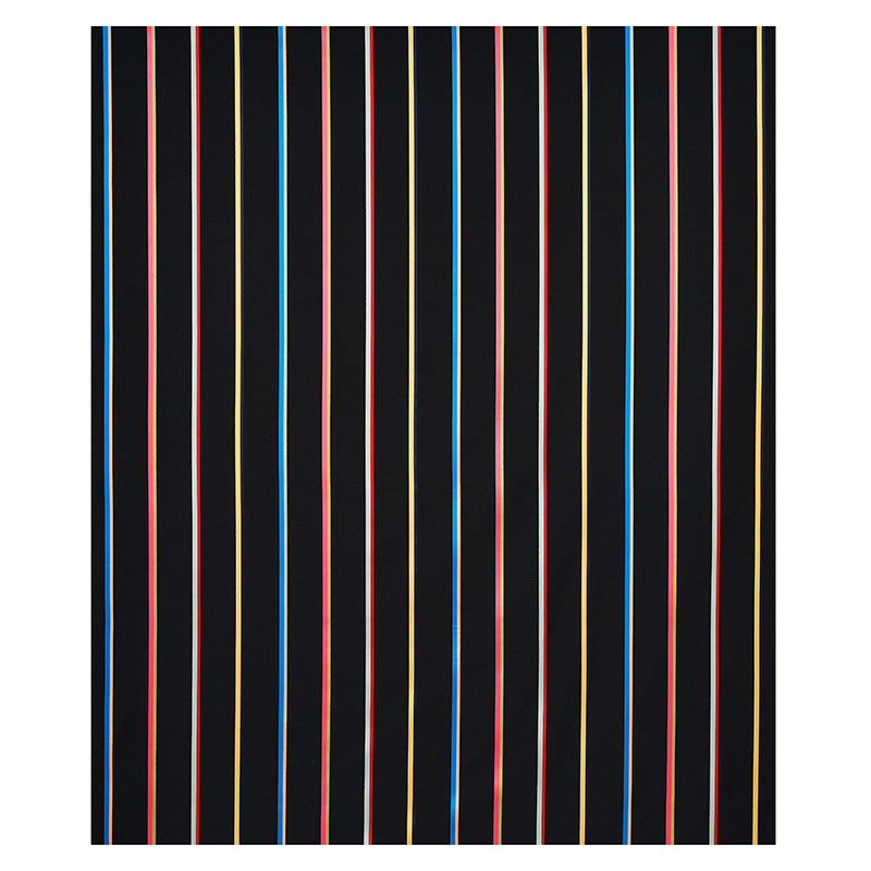 Schumacher Larivey Stripe Charcoal Fabric 79561