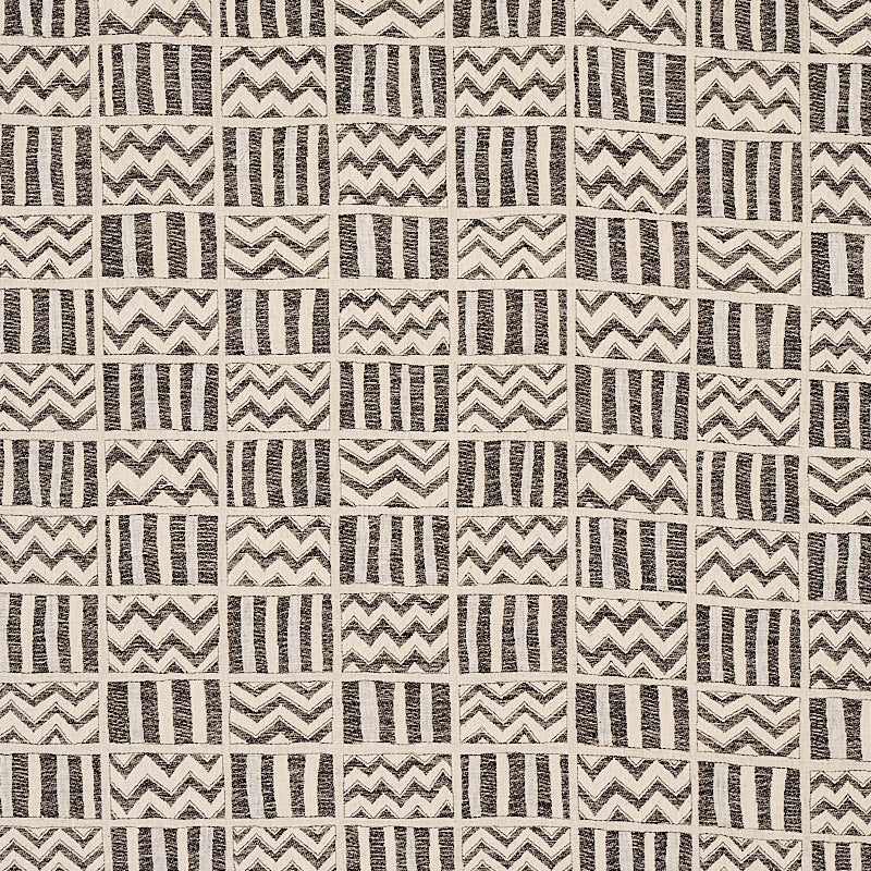 Schumacher Kudu Black Fabric 79760