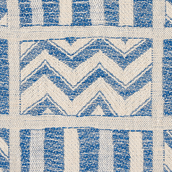 Schumacher Kudu Blue Fabric Sample 79762