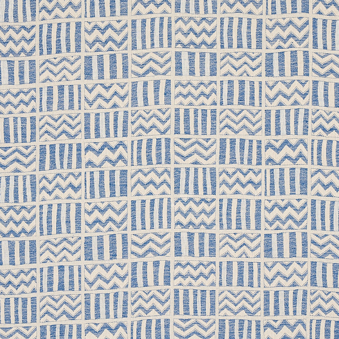 Schumacher Kudu Blue Fabric 79762