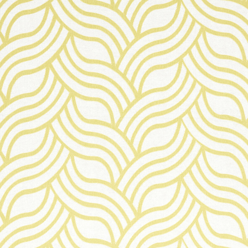 Schumacher Sangomar Applique Citron Fabric 79950