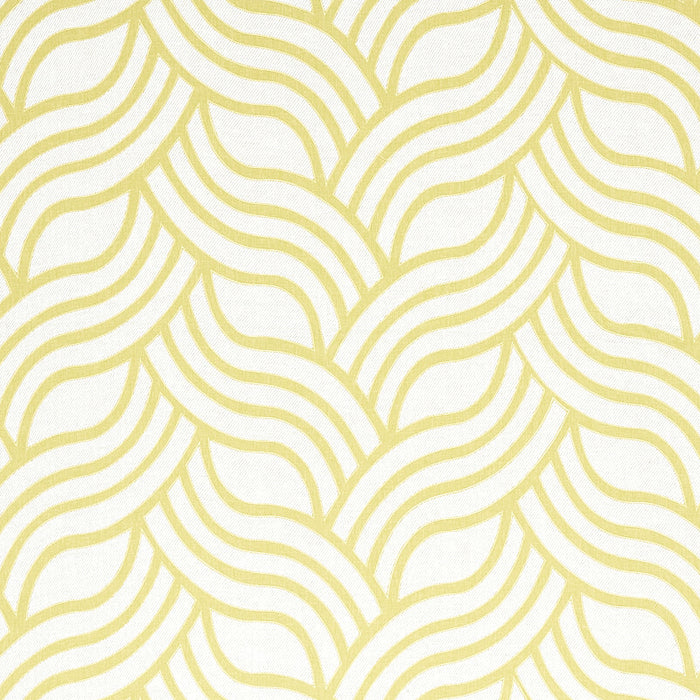 Schumacher Sangomar Applique Citron Fabric Sample 79950