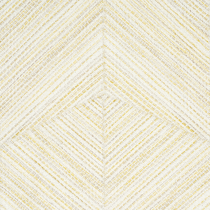 Schumacher Heceta Embroidery Citron Fabric 80030