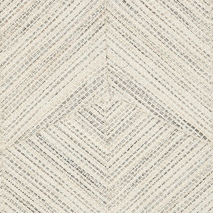 Schumacher Heceta Embroidery Natural Fabric Sample 80031