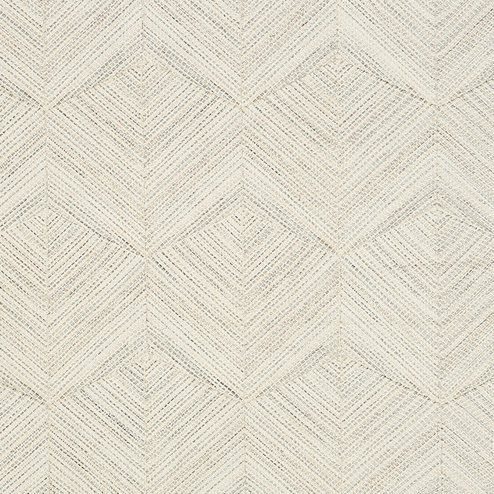 Schumacher Heceta Embroidery Natural Fabric Sample 80031