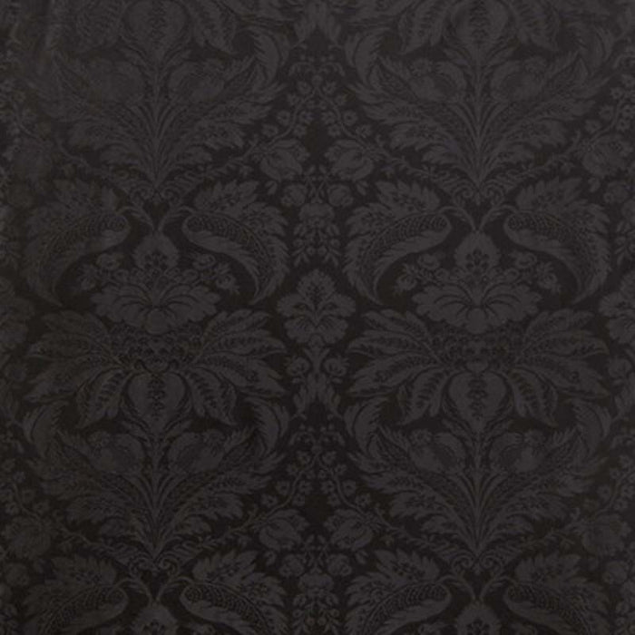 Brunschwig & Fils Damask Pierre Black Fabric 8013188.8.0