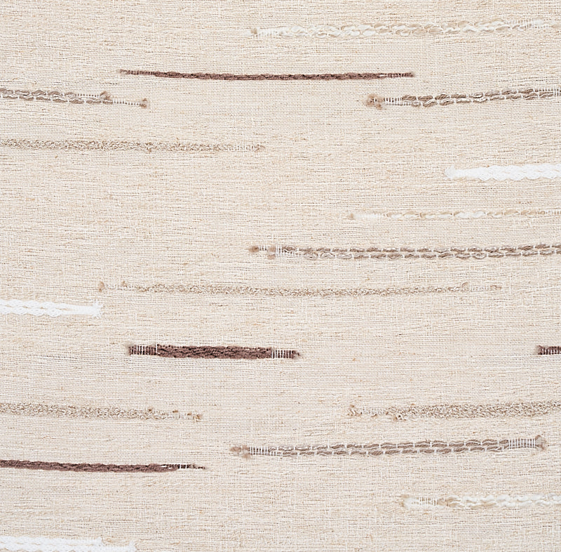 Schumacher Leland Stripe Neutral Fabric 80140