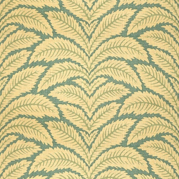 Brunschwig & Fils Talavera Linen Aqua Fabric 8014104.513.0