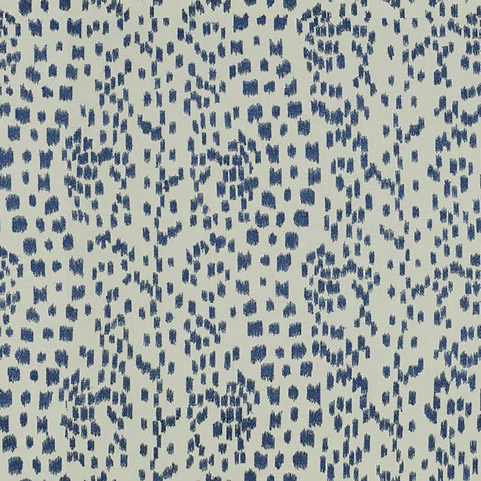 Brunschwig & Fils Les Touches Emb Canton Blue Fabric 8015168.221.0