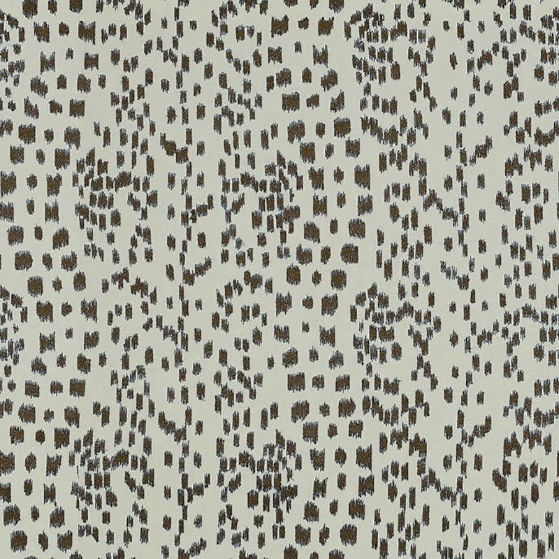 Brunschwig & Fils Les Touches Emb Espresso Fabric 8015168.68.0