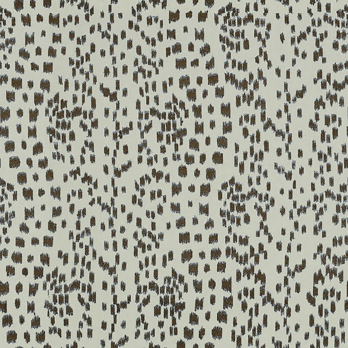 Brunschwig & Fils Les Touches Emb Espresso Fabric 8015168.68.0