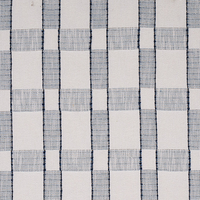 Schumacher Elko Plaid Indigo Fabric Sample 80160