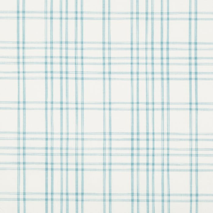 Brunschwig & Fils Banon Plaid Turquoise Fabric 8017100.13.0