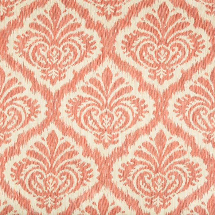 Brunschwig & Fils Durbar Tait Strie Ii Rose Fabric 8017137.717.0