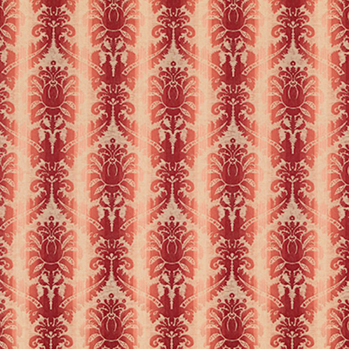 Brunschwig & Fils Poivre Damask Red Fabric 8018106.19.0