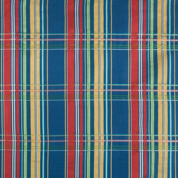 Brunschwig & Fils La Comelle Plaid Blue Fabric 8018108.5.0