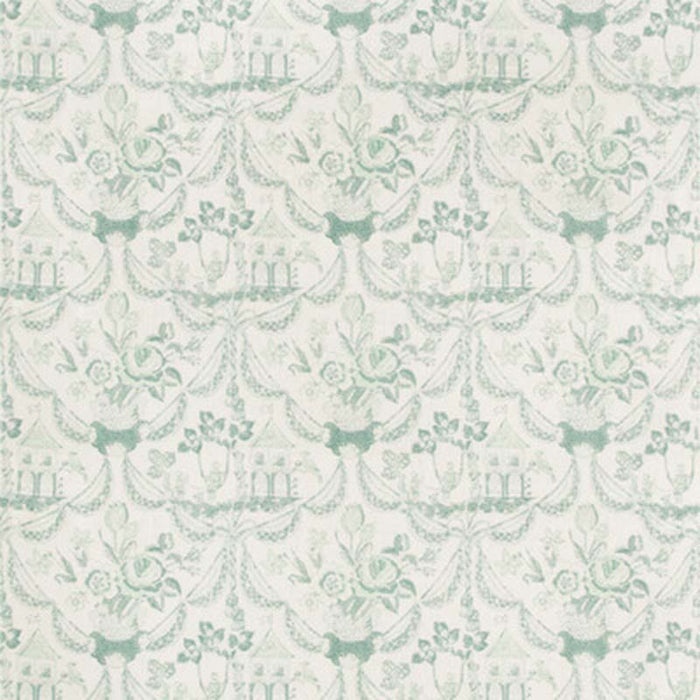 Brunschwig & Fils Bird & Swing Hb Aqua Fabric 8019100.13.0