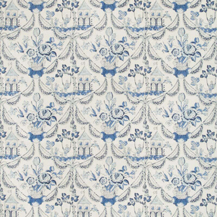 Brunschwig & Fils Bird & Swing Hb Blue Fabric 8019100.5.0