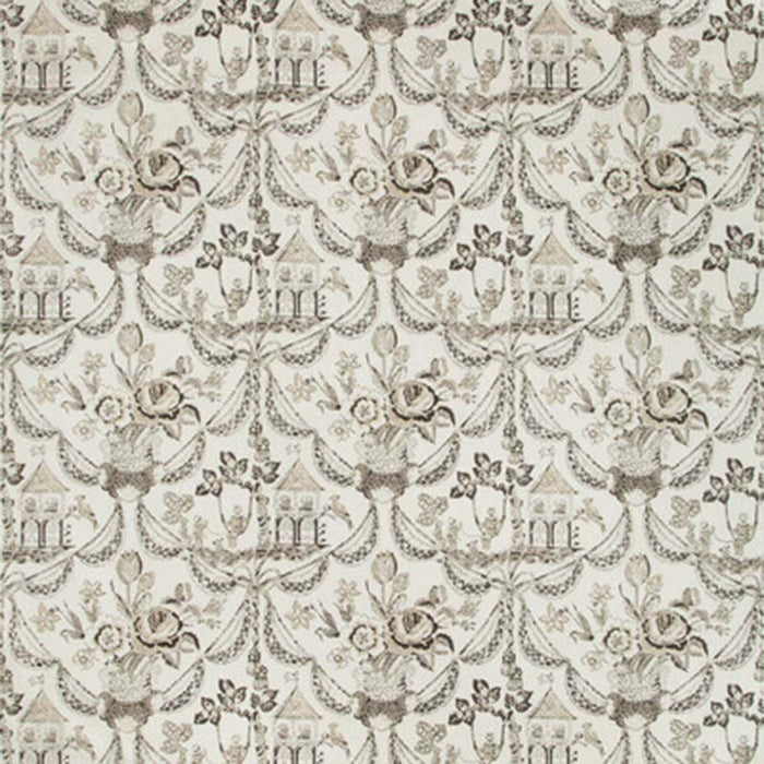 Brunschwig & Fils Bird & Swing Hb Charcoal Fabric 8019100.8.0