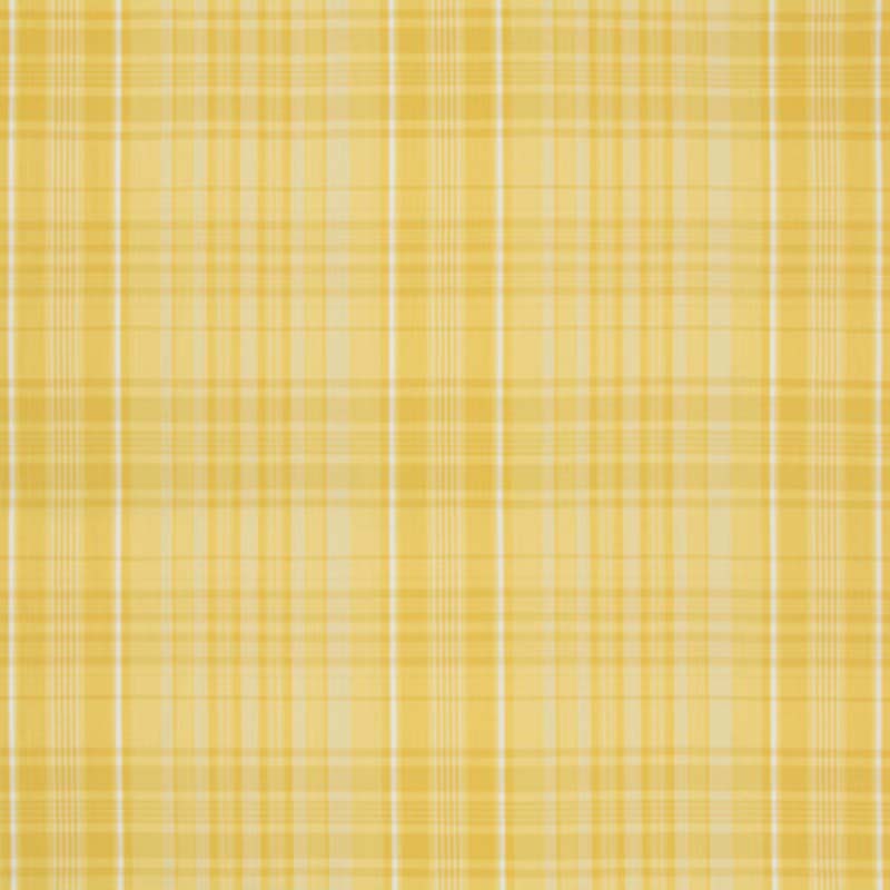 Brunschwig & Fils Guernsey Check Yellow Fabric 8019101.40.0