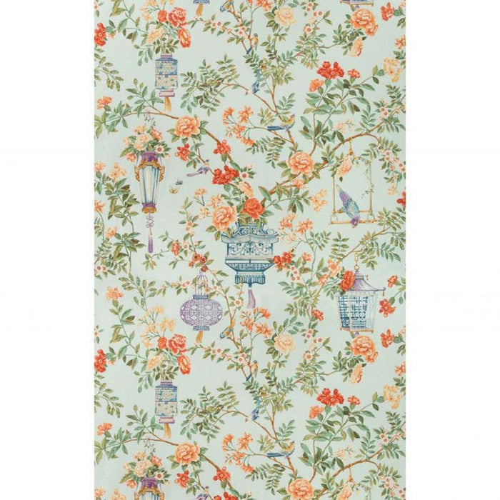 Brunschwig & Fils Jardin Fleuri Print Opal Fabric 8019137.157.0