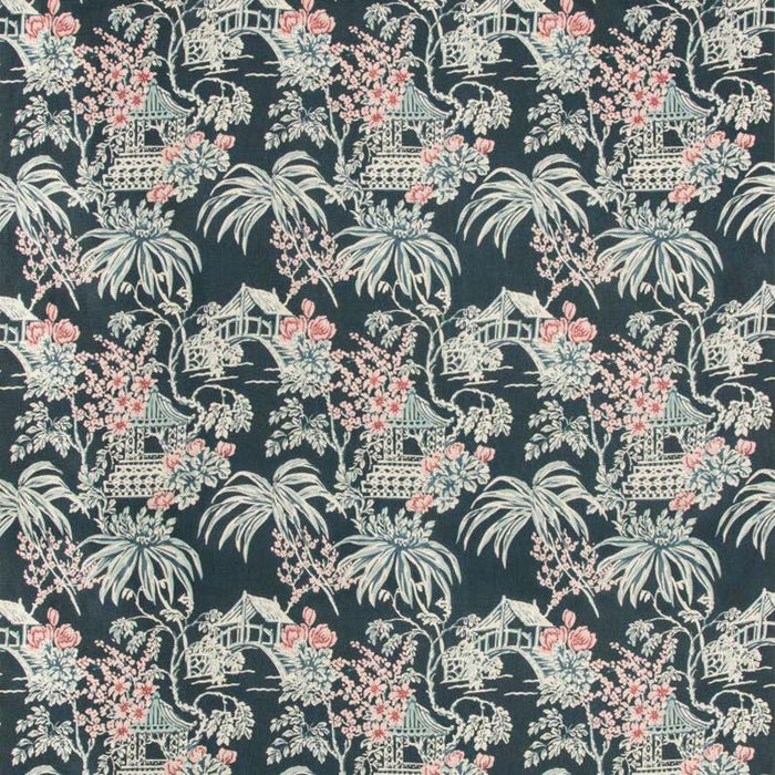 Brunschwig & Fils Tongli Print Midnight Fabric 8019138.557.0