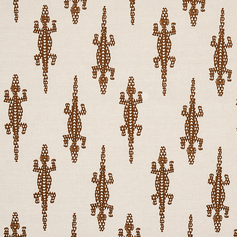 Schumacher Baracoa Brown Fabric 80201