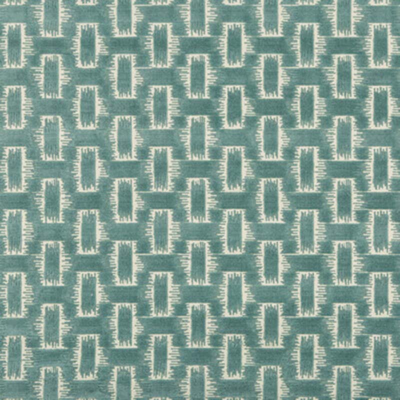 Brunschwig & Fils Chambord Velvet Aqua Fabric 8020116.13.0