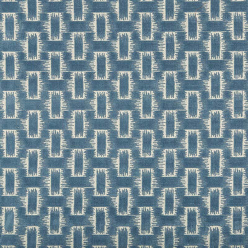 Brunschwig & Fils Chambord Velvet Sky Blue Fabric 8020116.15.0