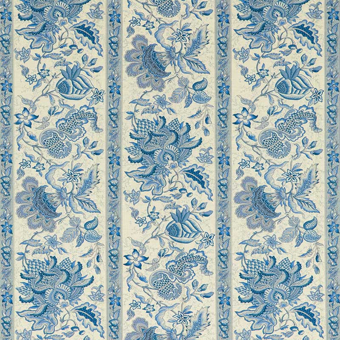 Brunschwig & Fils Montflours Print Blue Fabric 8020120.5.0