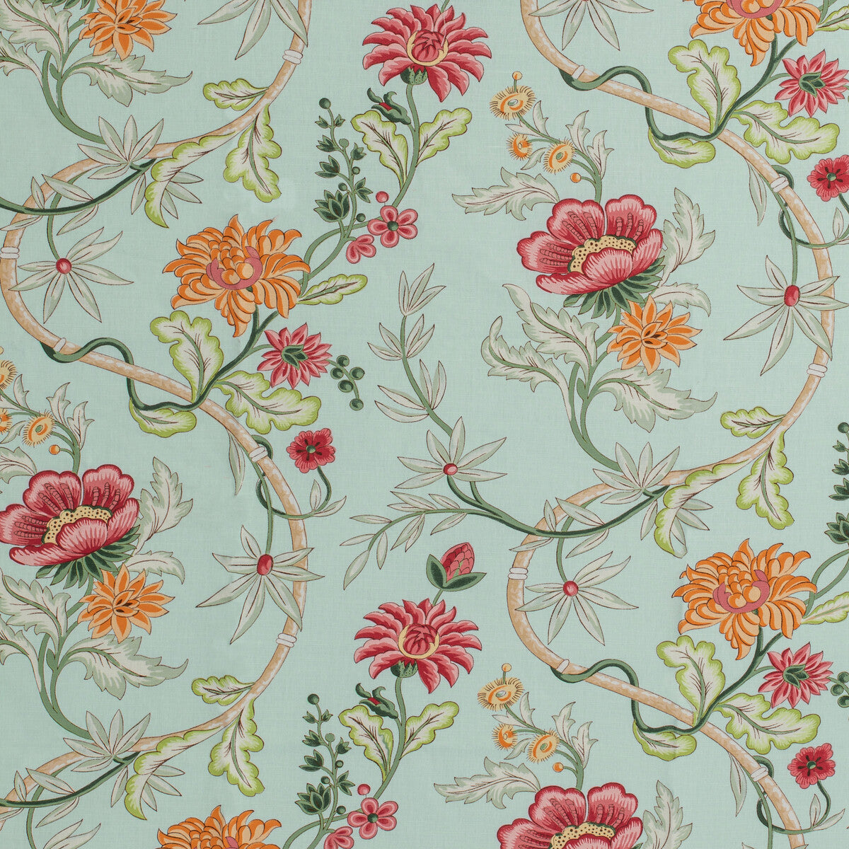 Brunschwig & Fils Veronique Print Opal Fabric 8020122.1537.0