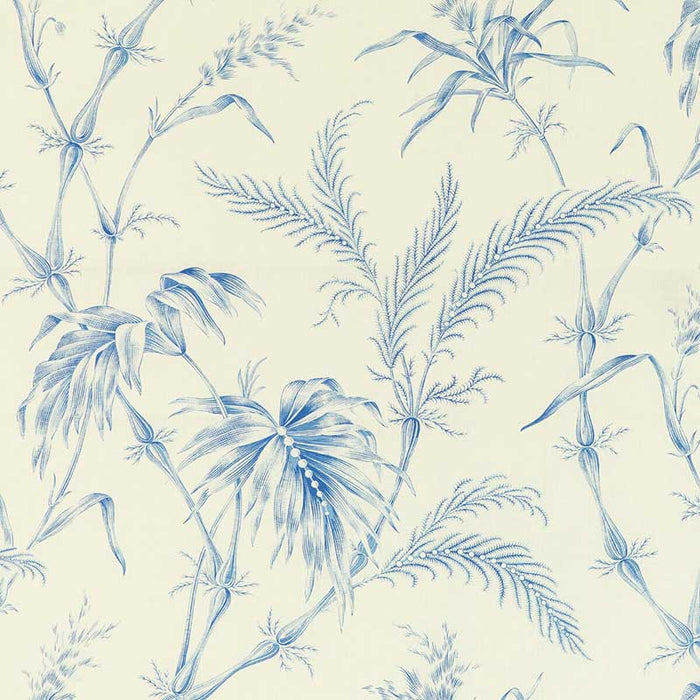 Brunschwig & Fils Lauziere Print Blue Fabric 8020124.5.0