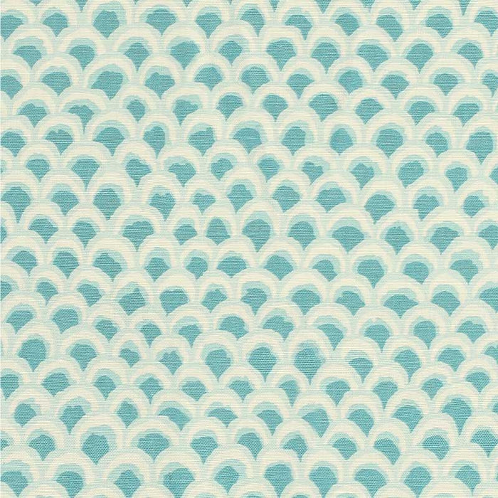 Brunschwig & Fils Pave Ii Print Aqua Fabric 8020126.113.0