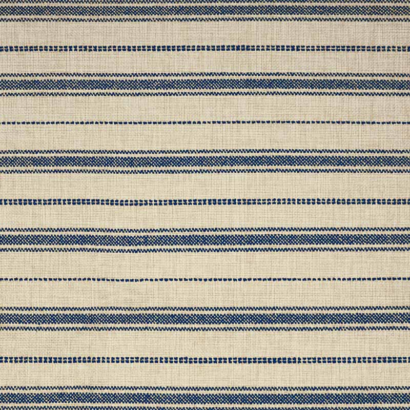 Brunschwig & Fils Montpezat Stripe Navy Fabric 8020136.50.0