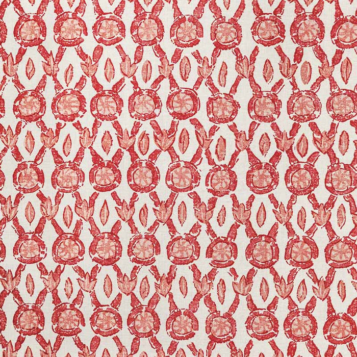 Brunschwig & Fils Galon Print Coral Fabric 8022103.124.0