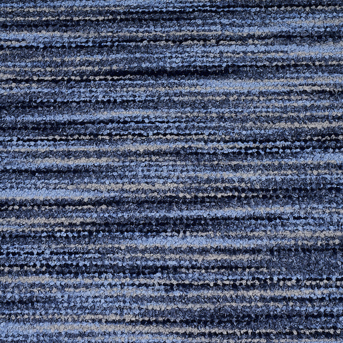 Schumacher Bensley Boucle Blue Fabric Sample 80250